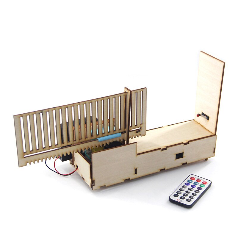 Infrared Remote Control Auto Door Automatic Door DIY Technology Production Complete Project Compatible with Arduino customize