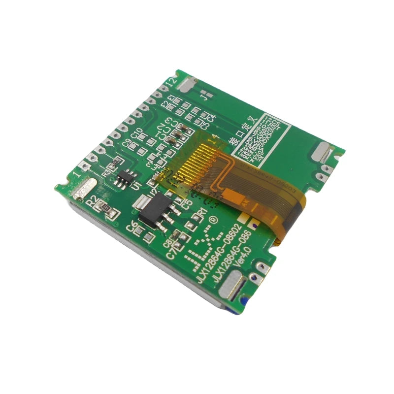 Custom JLX12864G-086-PC with Chinese font library 12864 dot matrix LCD screen module