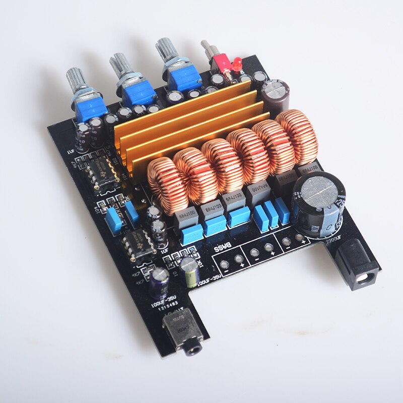 LONTEN Class D 2.1 HIFI audio High Power Digital Amplifier Board NE5532 * 2  TPA3116 NE5532 2 * 50W+100W customize