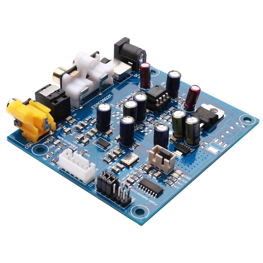 LONTEN M7A JRC55320 ES9038Q2M I2S DSD Optical Coaxial Input Decoder DAC Headphone Output Audio amplifier Board customize