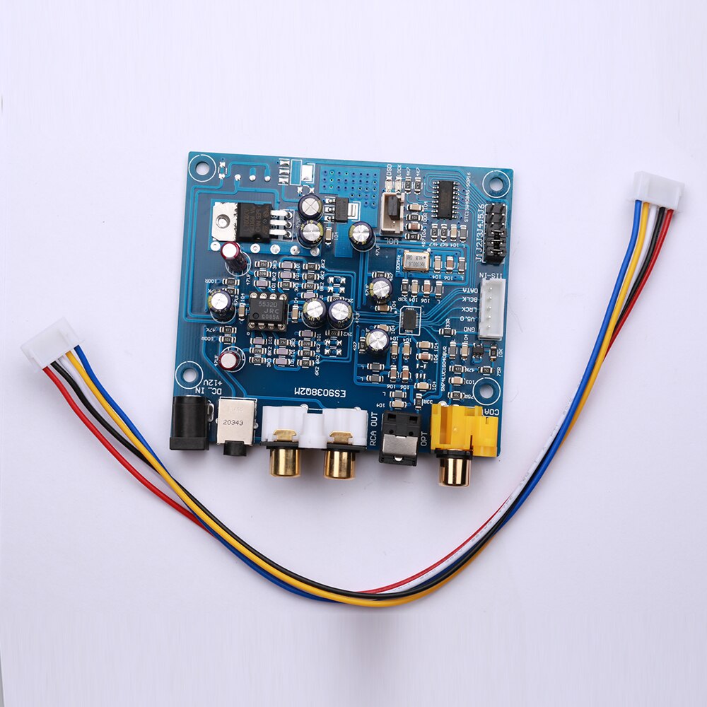 LONTEN M7A JRC55320 ES9038Q2M I2S DSD Optical Coaxial Input Decoder DAC Headphone Output Audio amplifier Board customize