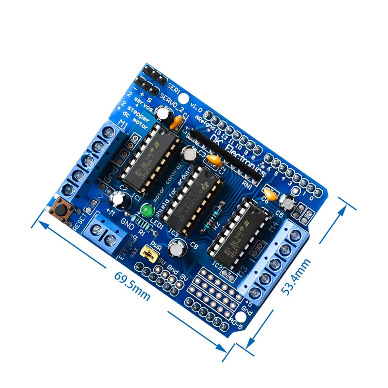 Custom L293D motor control shield motor drive expansion board FOR Arduino motor shield