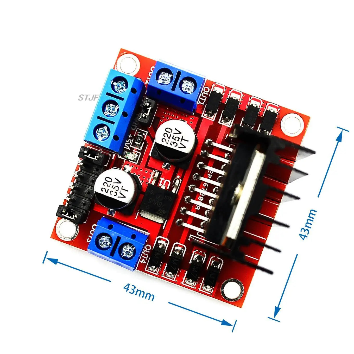 Custom L298N motor driver board module L298 for arduino stepper motor smart car robot