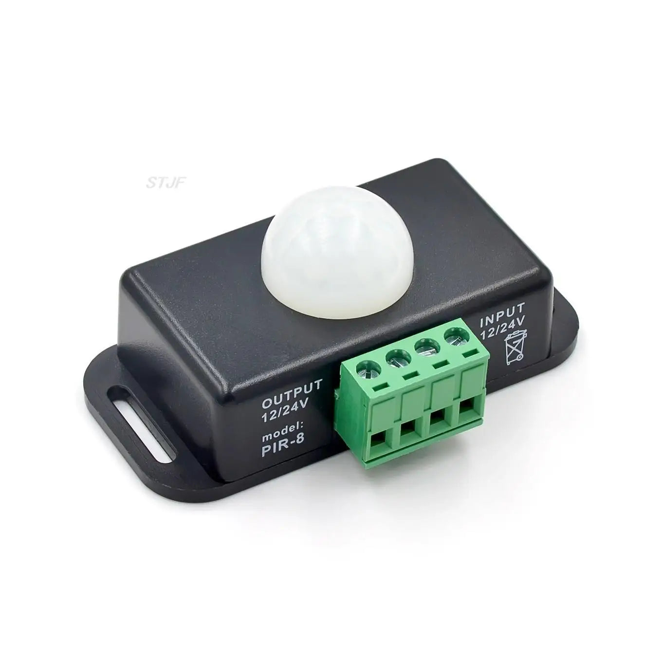 Custom LED body sensor switch 8A 12/24V Black delay time adjustable PIR 5050 light strip module