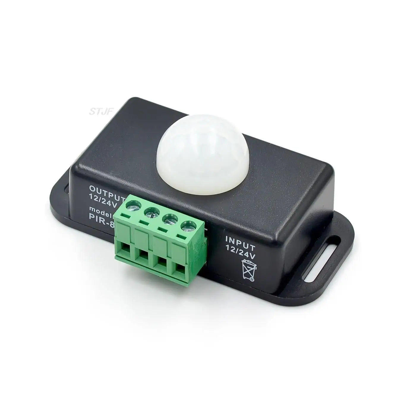 Custom LED body sensor switch 8A 12/24V Black delay time adjustable PIR 5050 light strip module