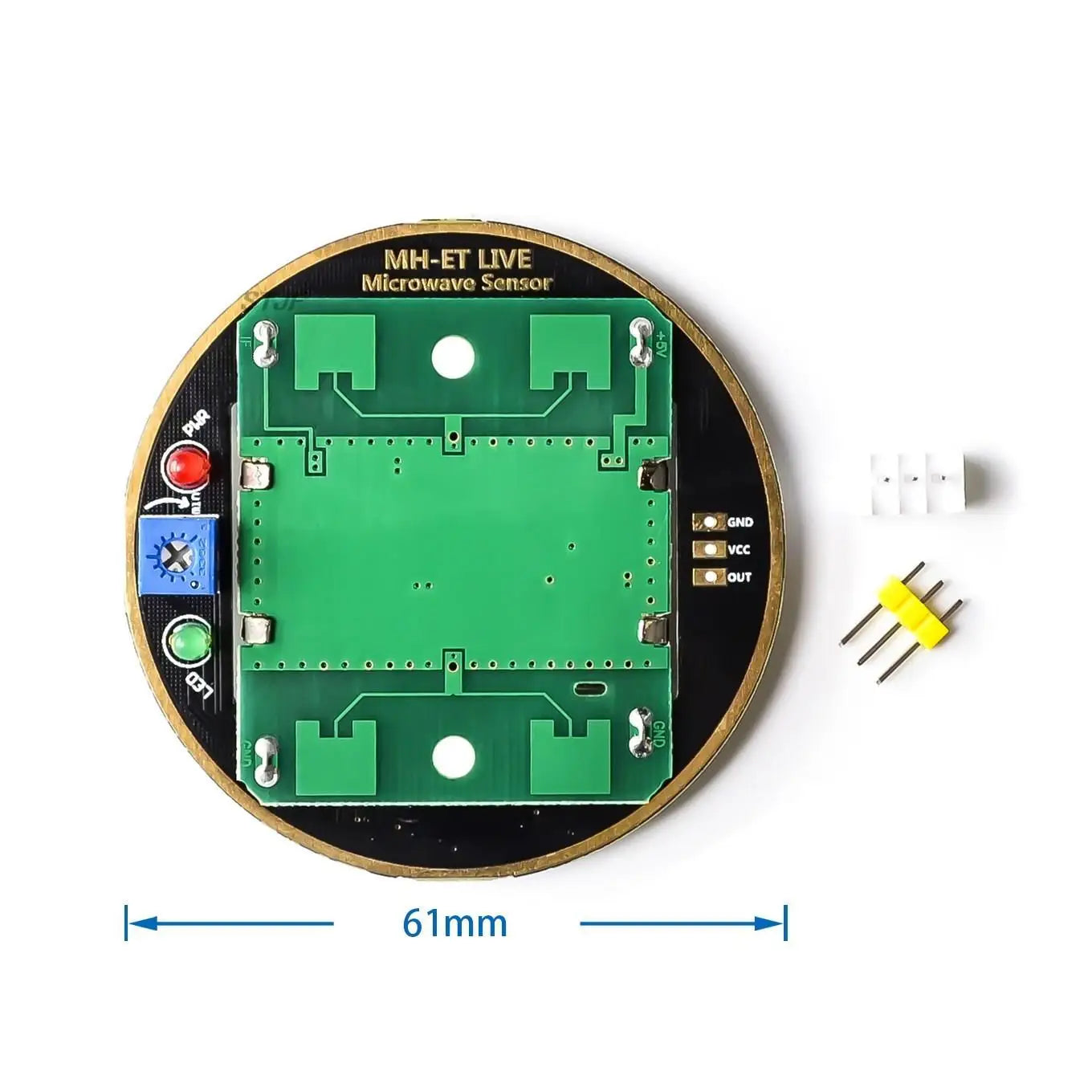 Custom HB100 X 10.525GHz Microwave Sensor 2-16M Doppler Radar Human Body Induction Switch Module For ardunio