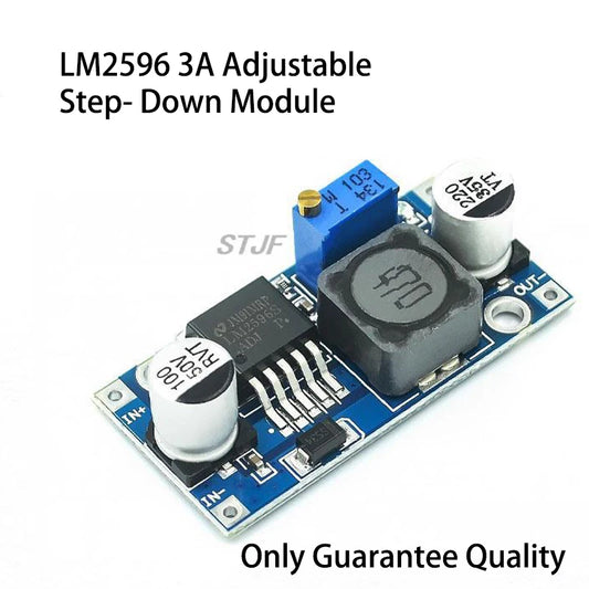 Custom LM2596 DC-DC Step-down Power Supply Module 3A Adjustable Step-down Module LM2596S Voltage Regulator 24V 12V 5V 3V