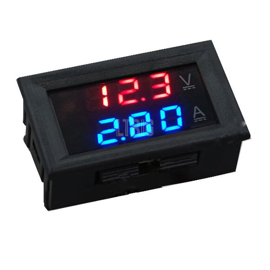 Custom 1PC S1A 10A 50A 100A Digital Voltmeter Ammeter Dual Display Voltage Detector Current Meter Panel Amp Volt module