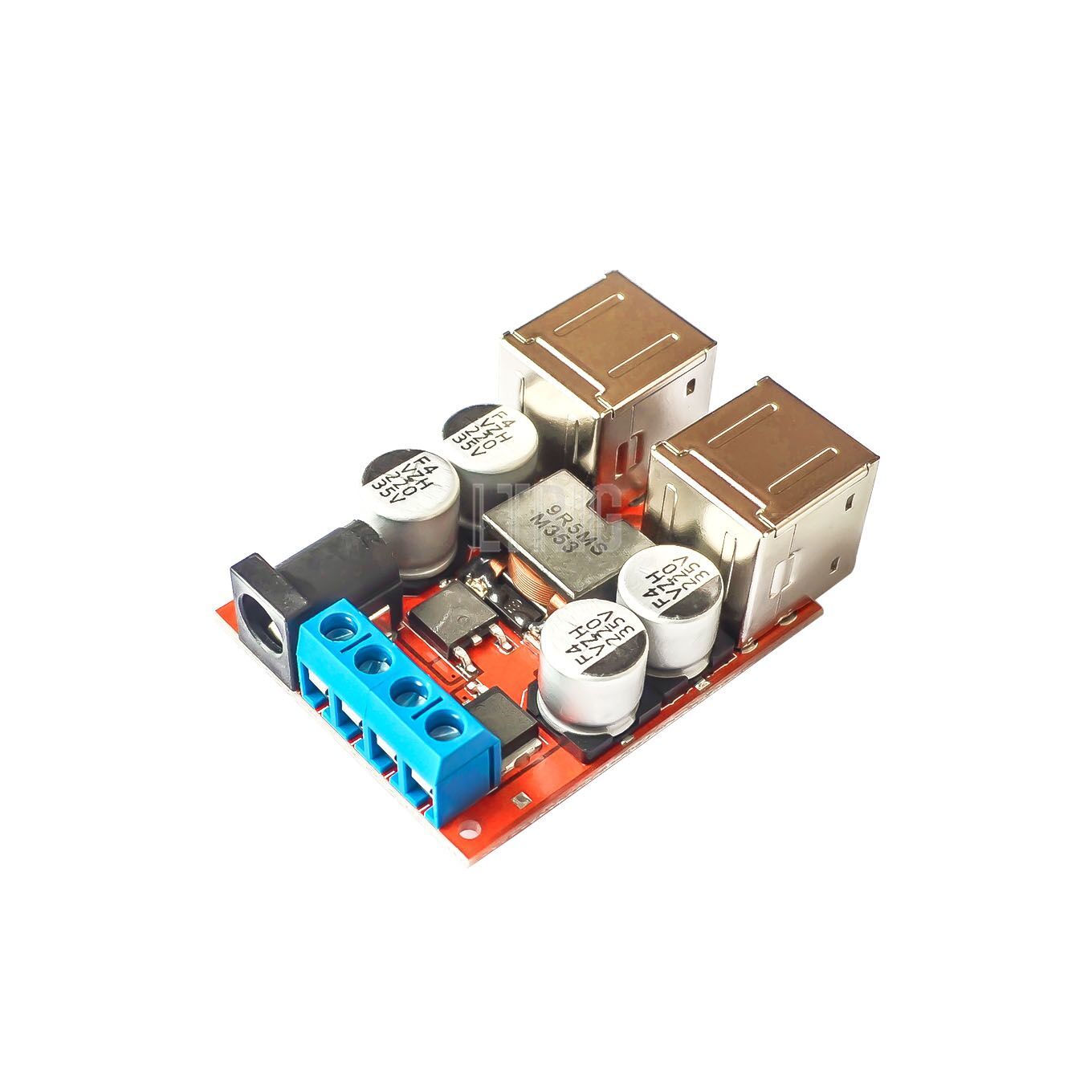 Custom 1PC vehicle charging module 8V-35V 5V 8A power supply depressurization module 4 port USB output mobile charger