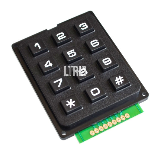 Custom 1PCS 12 Key Membrane Switch Keypad 4 x 3 Matrix Array Matrix keyboard membrane switch keypad
