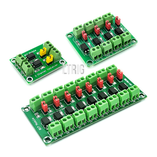 Custom 1PCS 2 4 8 Channel PC817 Optocoupler Isolation Board Voltage Converter Adapter Module 3.6-30V