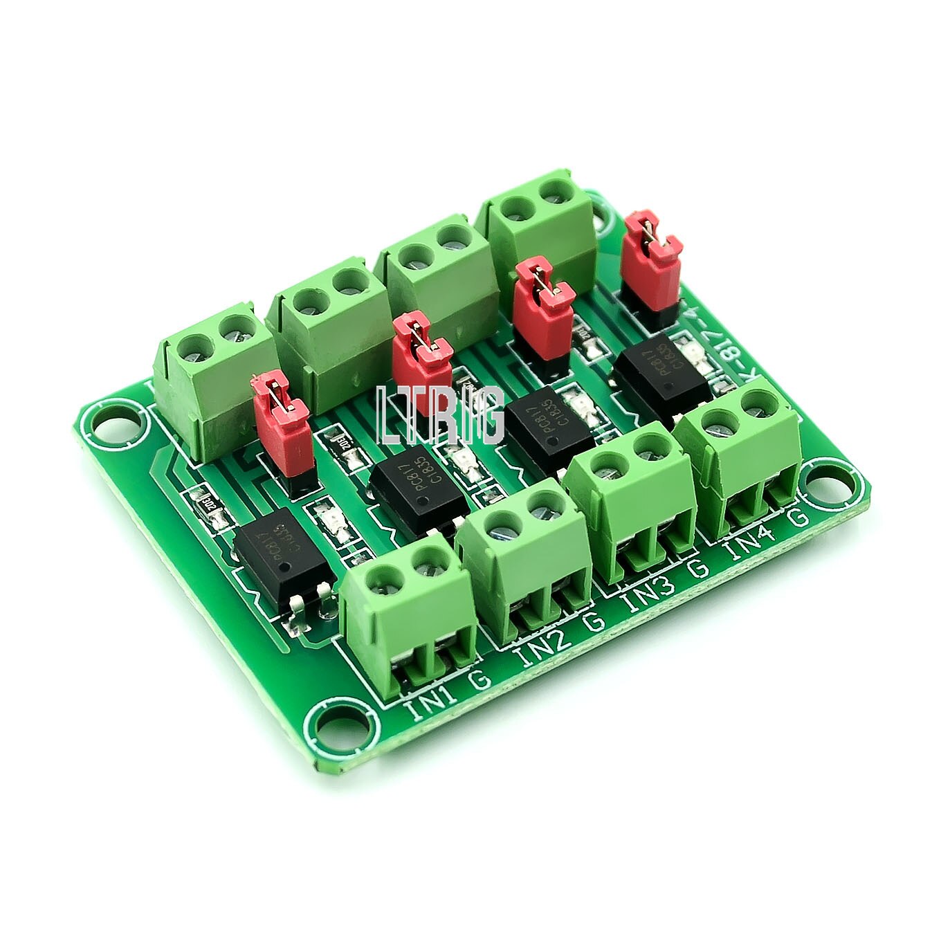 Custom 1PCS 2 4 8 Channel PC817 Optocoupler Isolation Board Voltage Converter Adapter Module 3.6-30V