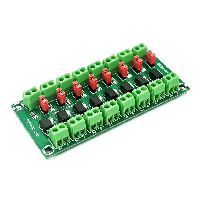 Custom 1PCS 2 4 8 Channel PC817 Optocoupler Isolation Board Voltage Converter Adapter Module 3.6-30V