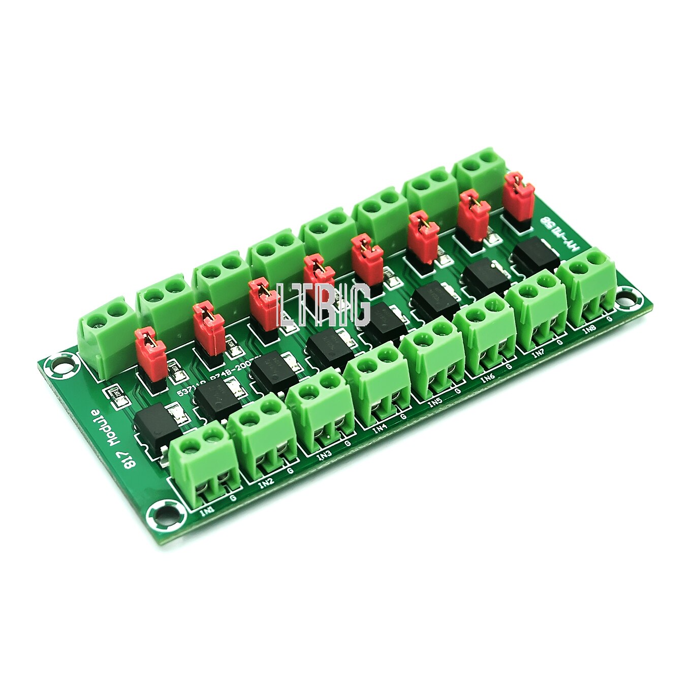 Custom 1PCS 2 4 8 Channel PC817 Optocoupler Isolation Board Voltage Converter Adapter Module 3.6-30V