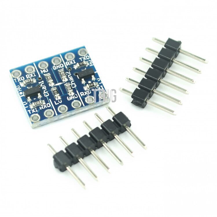 Custom 1PCS 5V-3V IIC UART SPI 2 4 Channel Level Converter Module forArduino   via