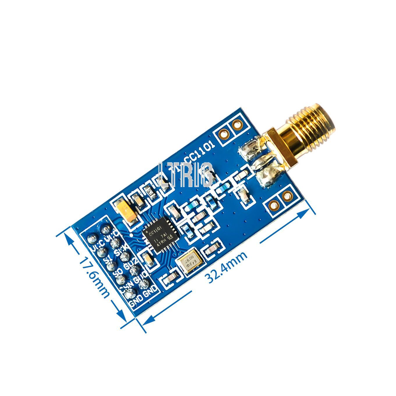 Custom 1PCS CC1101 Wireless Module SMA Antenna Wireless Transceiver Module For Arduino