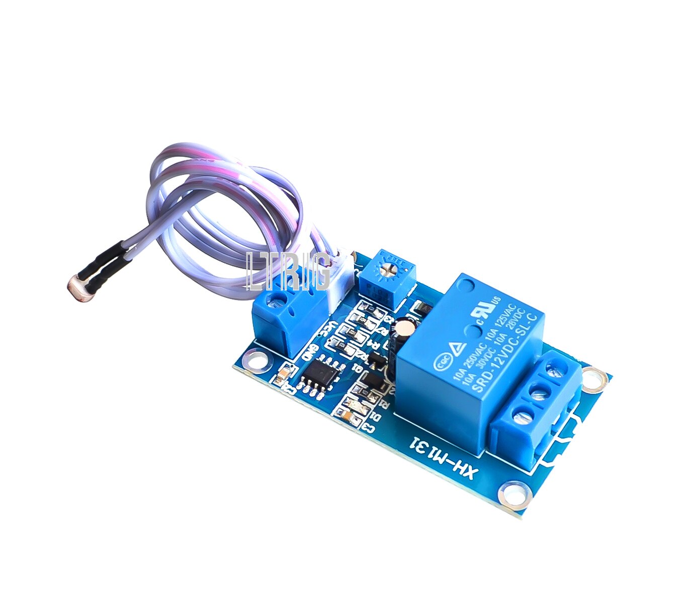 Custom 1PCS DC 12V Light Control Switch Photoresistor Relay Module Detection Sensor 10A  Automatic Control Module