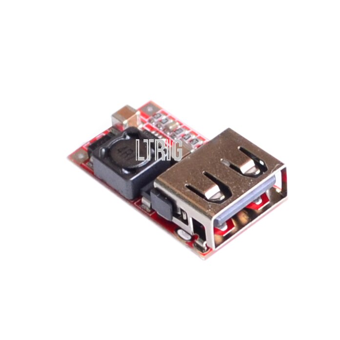 Custom 1PCS DC 6-24V 12V/24v to 5V USB Output charger step down Power Module Mini DC-DC Step Up Boost Module Power