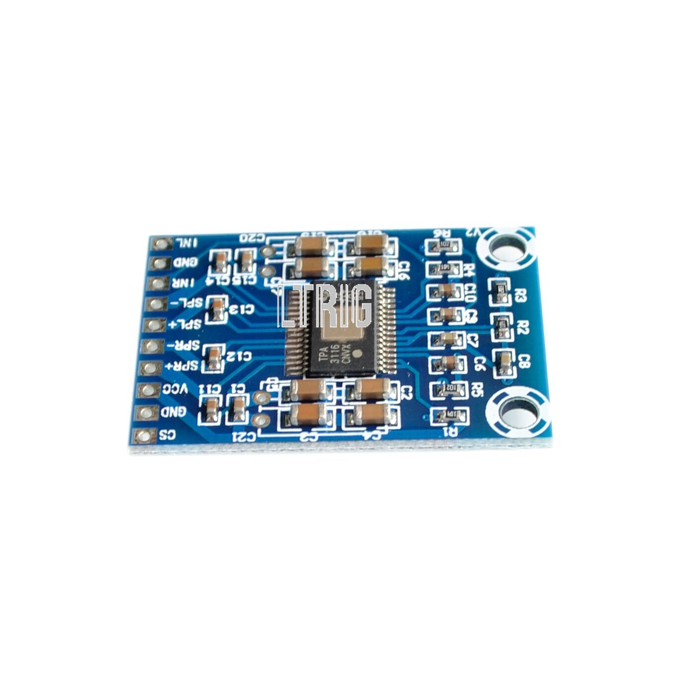 Custom 1PCS DC12V-24V Dual Channel Mini Digital Amplifier D Class 50W+50W TPA3116D2 XH-M562 Amplifier 50W Power Amplifier