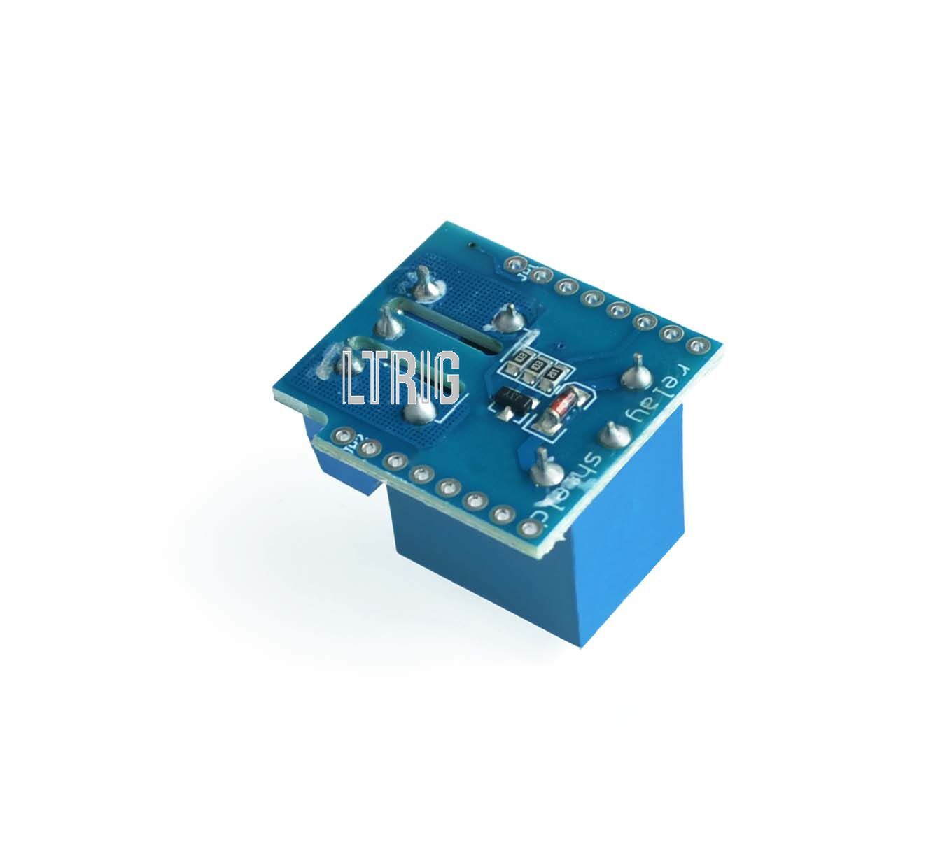 Custom 1PCS Relay Module For wemos D1 MINI 5V hight level trigger One 1 Channel Relay Module interface Board Shield