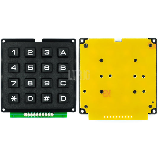 Custom 1PCS Switch Keyboard Keypad Array Module ABS 4x4 3x4 12 16 Key Button Membrane Switch DIY Kit for Arduino