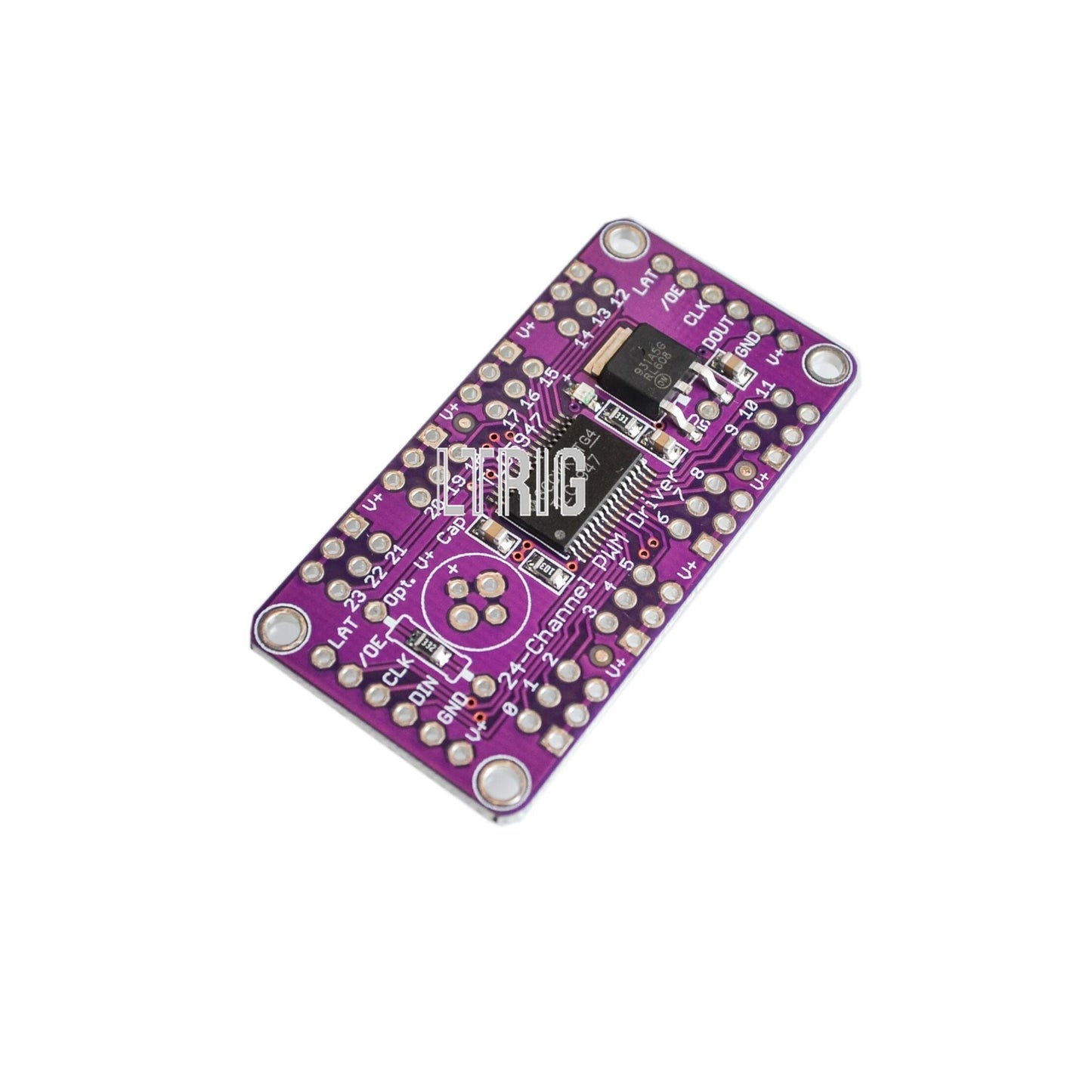 Custom 1PCS TLC5947 12-Bit 24-Channel PWM LED Driver Module With Internal Oscillator 12 Bit 3-5.5V