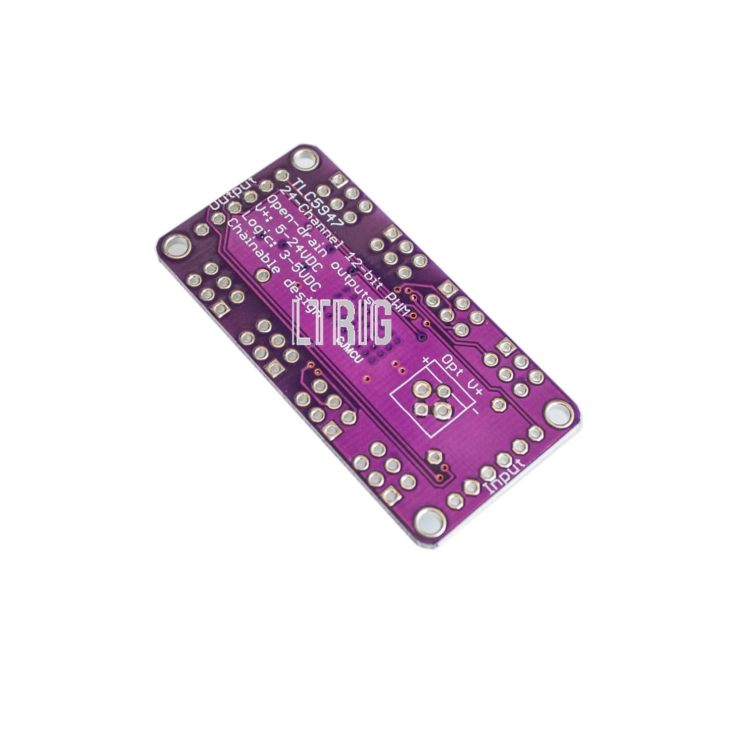 Custom 1PCS TLC5947 12-Bit 24-Channel PWM LED Driver Module With Internal Oscillator 12 Bit 3-5.5V