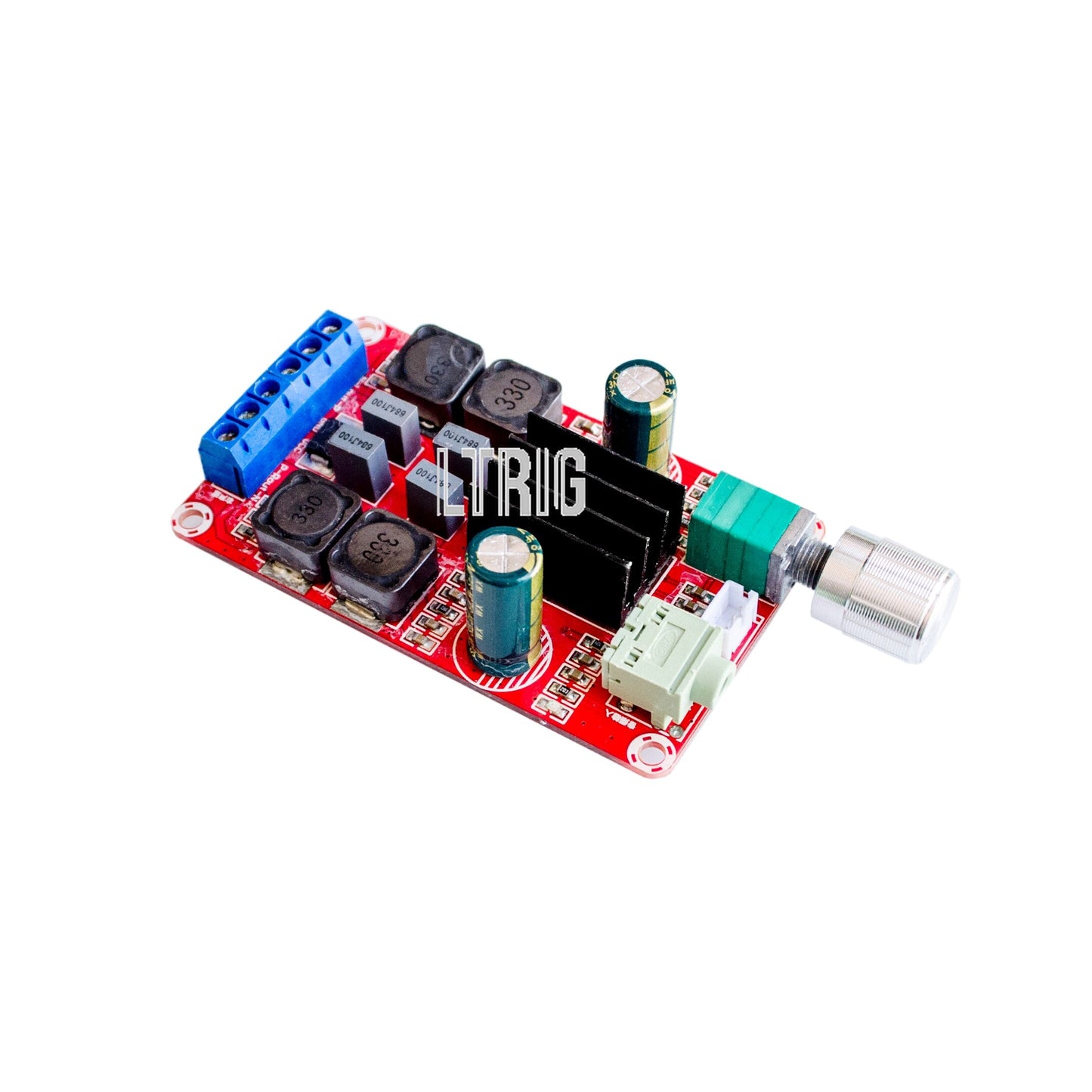 Custom 1PCS TPA3116 D2 50W + 50W Dual Channel Stereo Digital Amplifier Board DC 5V 24V XH-M189