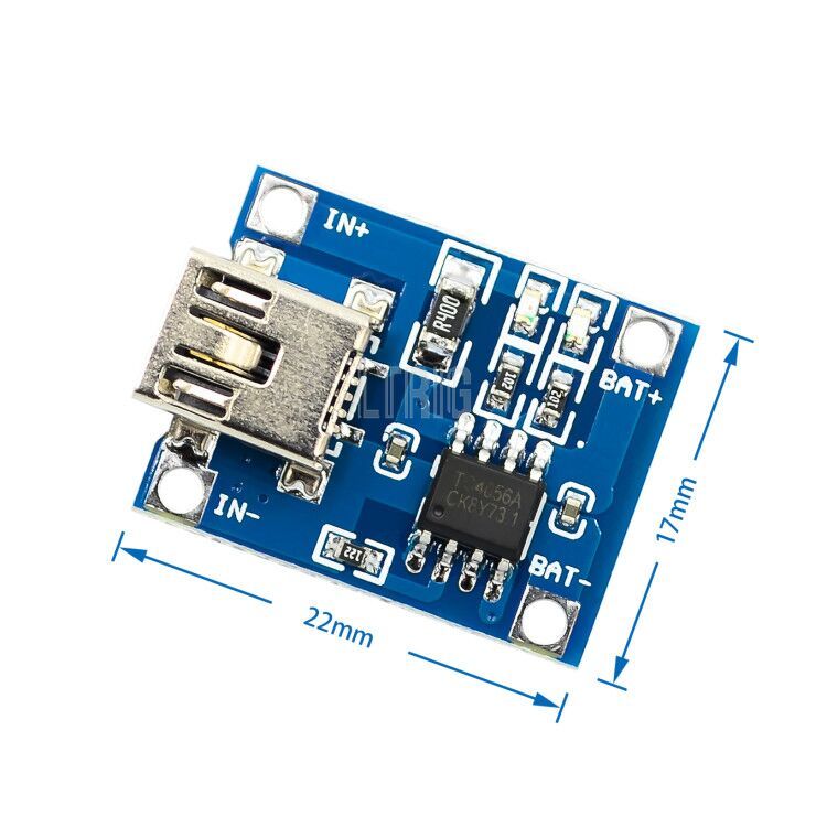 Custom 1PCS18650 TP4056 Lithium Battery Charger Charging Board With Protection Dual Functions 1A Li-ion for arduino