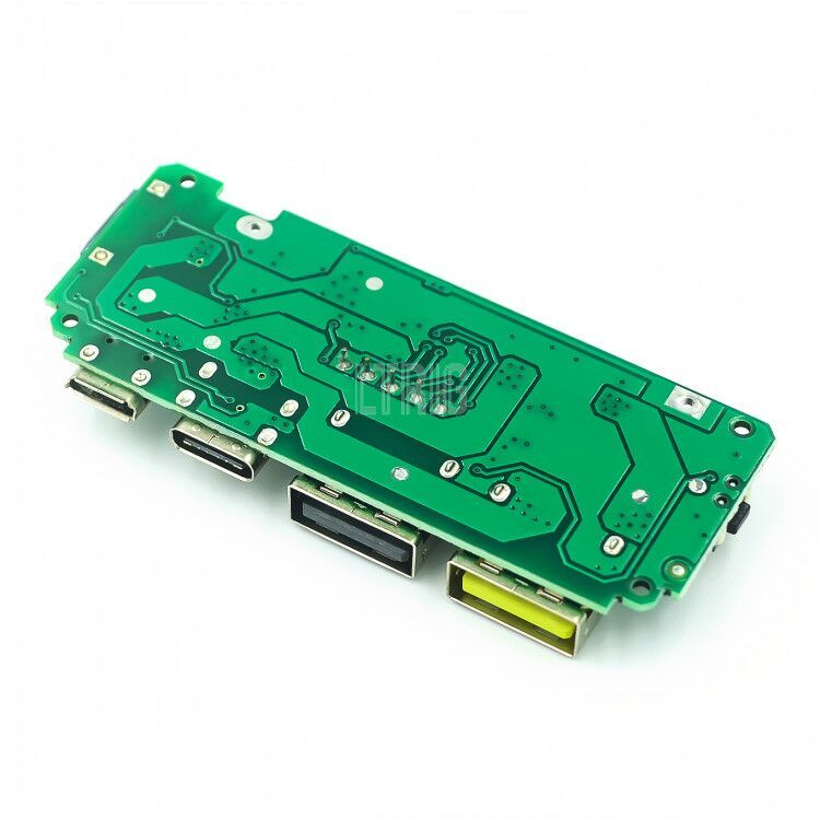 Custom 1PCS18650 lithium battery digital display charging module 5v2.4a 2A dual USB output band display booster module