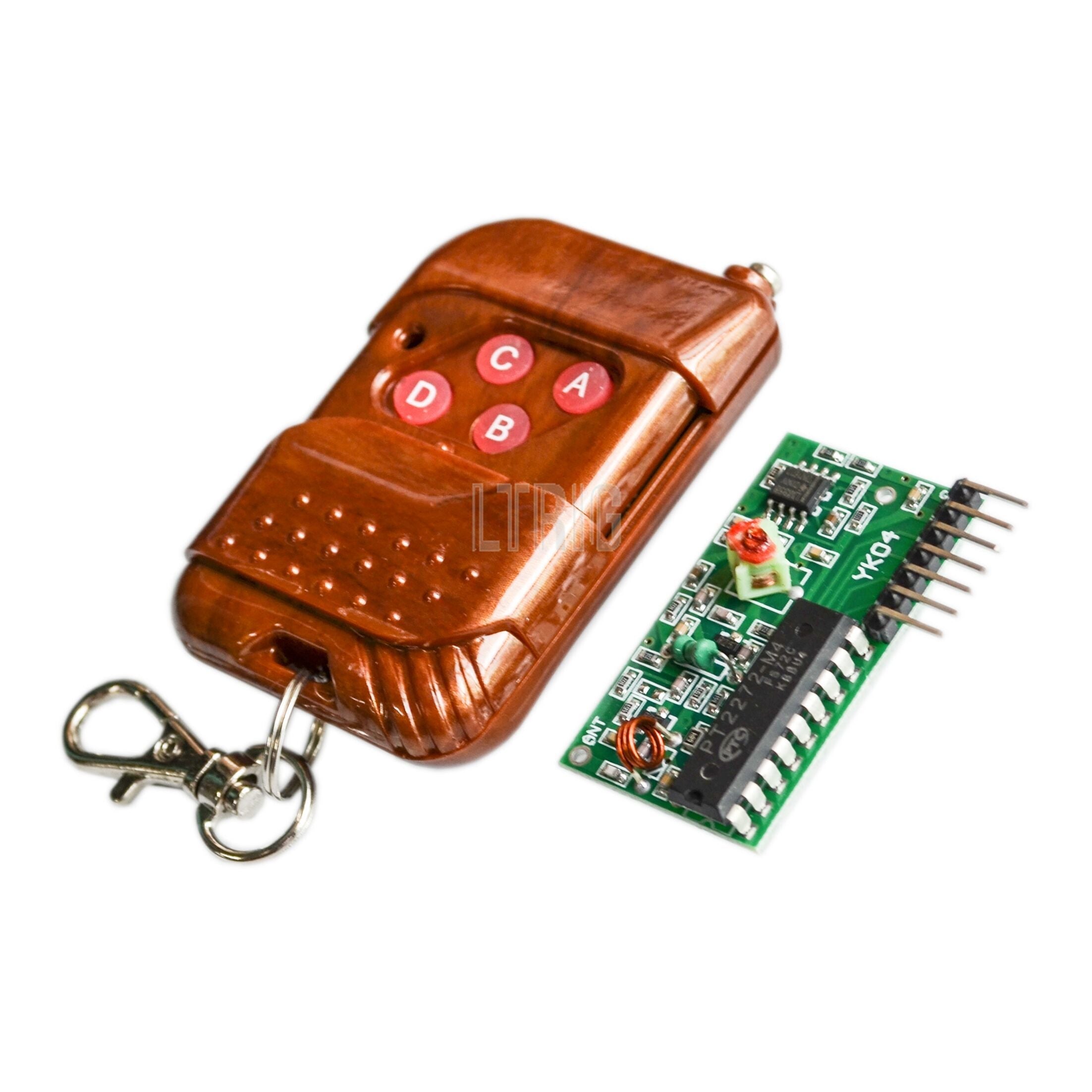 4 Way Remote Module Custom 1PCS2262/2272 four-way wireless remote control kit M4 lock rece ...