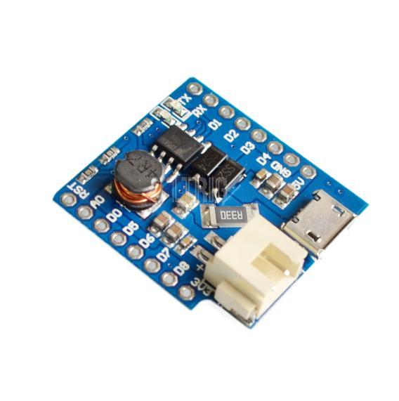 Custom 1PCSBattery Shield For WEMOS D1 mini single lithium battery charging & boost