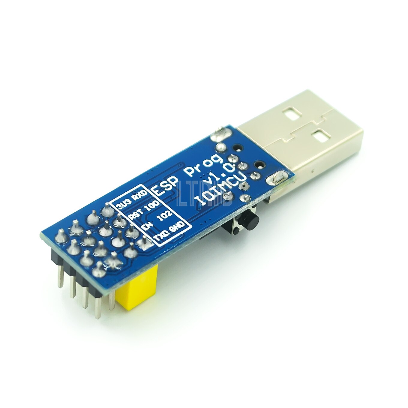 Custom 1PCSCH340C USB ESP8266 ESP-01 ESP01S Prog WIFI Downloader Module Developent Board for Arduino Programmer Adapter