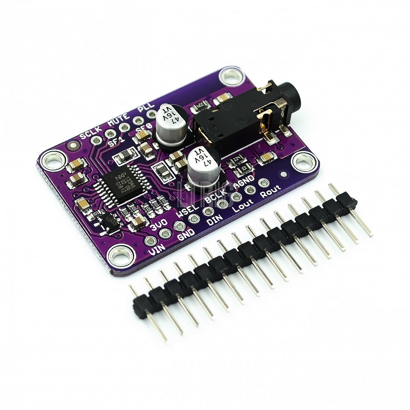 Custom 1PCSCJMCU-1334 DAC Module CJMCU-1334 UDA1334A I2S DAC Audio Stereo Decoder Module Board For Arduino 3.3V - 5V