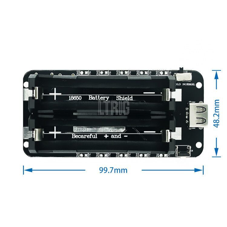 Custom 1PCSESP8266 ESP32 Dual 18650 V8 5V 2.2A 3V 1A Mobile Power Bank Battery Charging Module Micro USB For Arduino