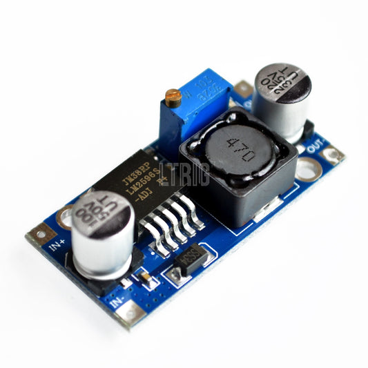 Custom 1PCSLM2596S 5A XL4015 DC adjustable buck stabilized power supply module board A 5A 75W 24V to 12/5V