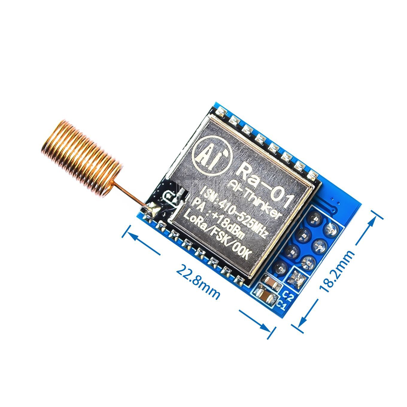 Custom 1PCSLoRa Module SX1278 Ai-Thinker 433M Wireless Spread Spectrum Transmission Ra-01 DIY Kit for Smart Meter Reading