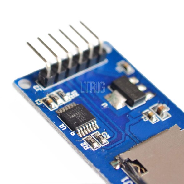 Custom 1PCSMicro SD card mini TF card reader module SPI interfaces with level converter chip forarduino