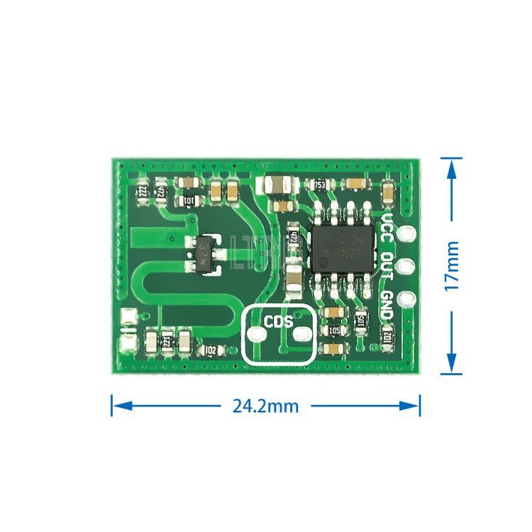 Custom 1PCSRCWL-0515 12-15m long distance 2.7g microwave detection module is suitable for garage lamp/UV lamp