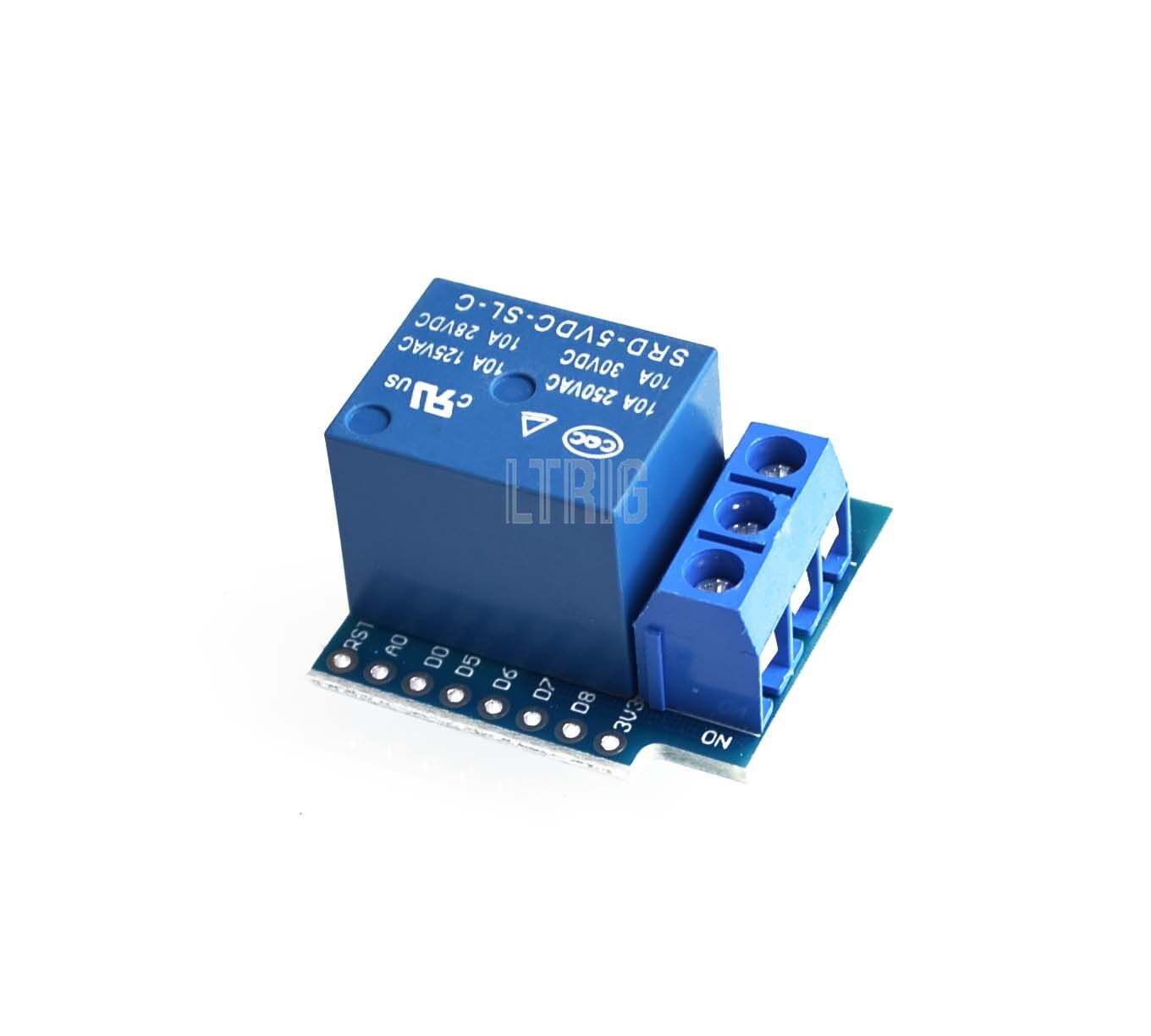 Custom 1PCSRelay Module For wemos D1 MINI 5V hight level trigger One 1 Channel Relay Module interface Board Shield