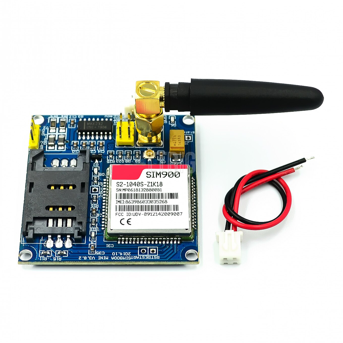 Custom 1PCSSIM900A sim900 V4.0 Kit Wireless Extension Module GSM GPRS Board Antenna Tested Worldwide Store for arduino