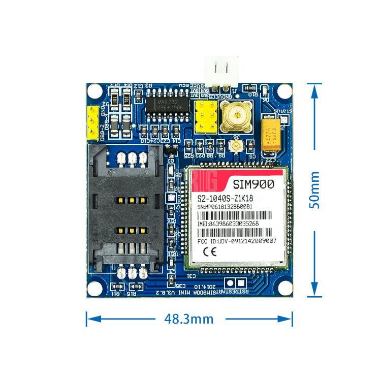 Custom 1PCSSIM900A sim900 V4.0 Kit Wireless Extension Module GSM GPRS Board Antenna Tested Worldwide Store for arduino