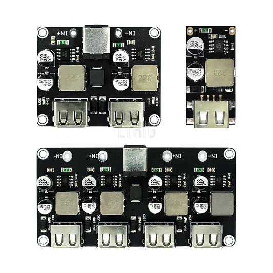 Custom 1PCSUSB QC3.0 QC2.0 USB DC-DC Buck Converter Charging Step Down Module 6-32V 9V 12V 24V