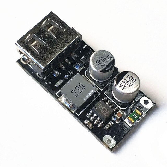 Custom 1PCSUSB QC3.0 QC2.0 USB DC-DC Buck Converter Charging Step Down Module 6-32V 9V 12V 24V