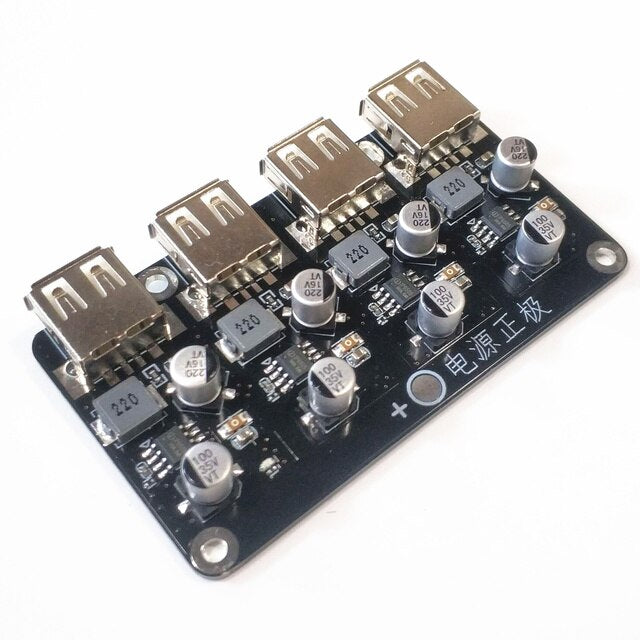 Custom 1PCSUSB QC3.0 QC2.0 USB DC-DC Buck Converter Charging Step Down Module 6-32V 9V 12V 24V