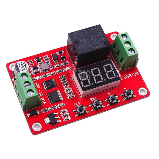 custom 1Pcs 0-100V Digital Display Voltage Comparator Voltage Measurement Charge Discharge With Overvoltage Protection