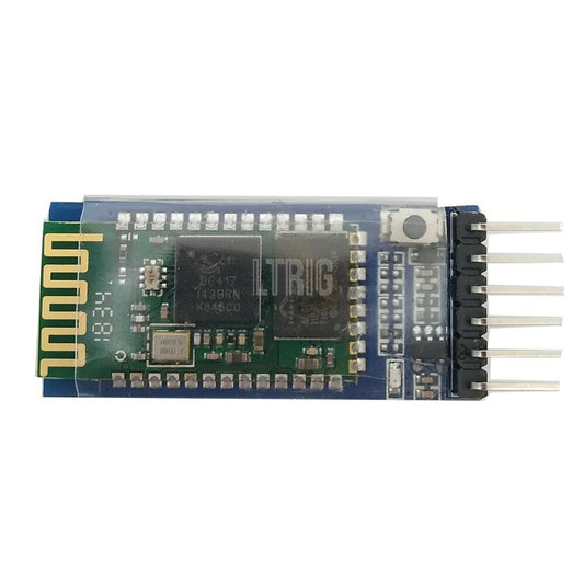 custom 1Pcs 10 HC-05 integrated Bluetooth serial port module RF wireless  RS232  TTL module for UART converter and adapter