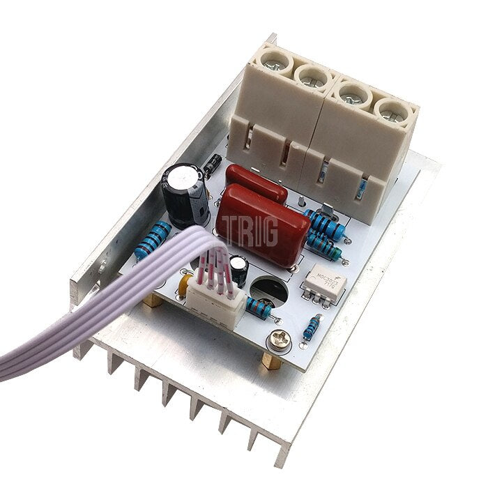 custom 1Pcs 10000W SCR Digital Voltage Regulator Speed Control Dimmer Thermostat AC 220V 80A
