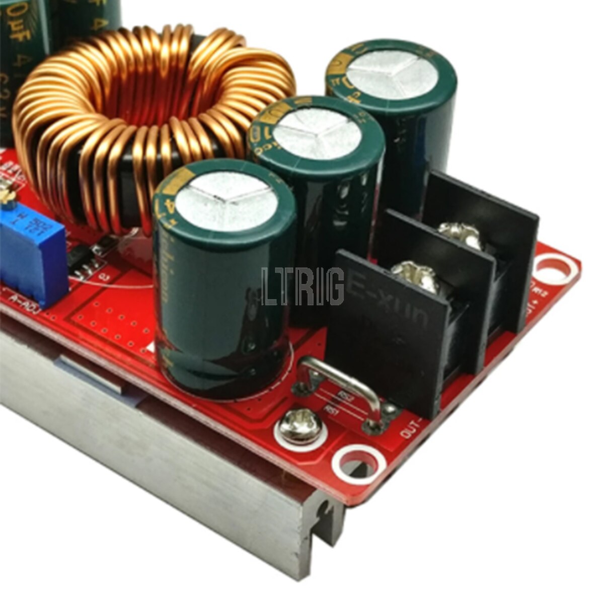 custom 1Pcs 1200W / 1800W 25A DC DC voltage converter boost Boost adjustable module power supply DC-DC 10V -60V to 12V-90V