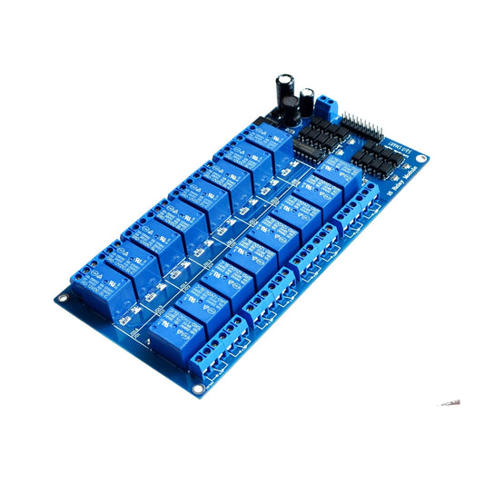 custom 1Pcs 12V 5V 16 Channel Relay Module Interface Board For Arduino PIC ARM DSP PLC Protection LM2576 Power module